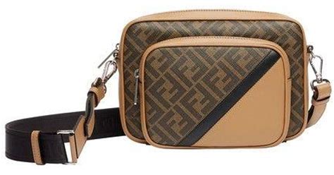 Men's Fendi Diagonal Camera Case 